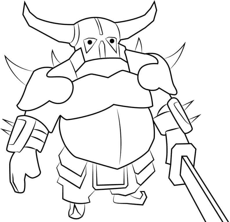Desenho de Clash Royale com Balão para Imprimir