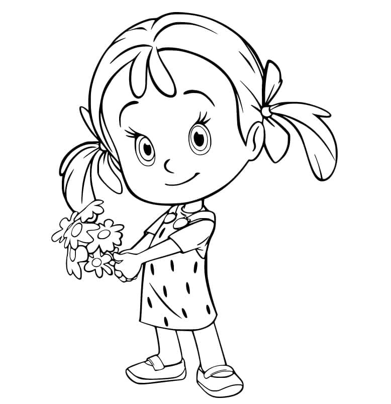 Desenho de Colitas de Cleo e Cuquin para Colorir
