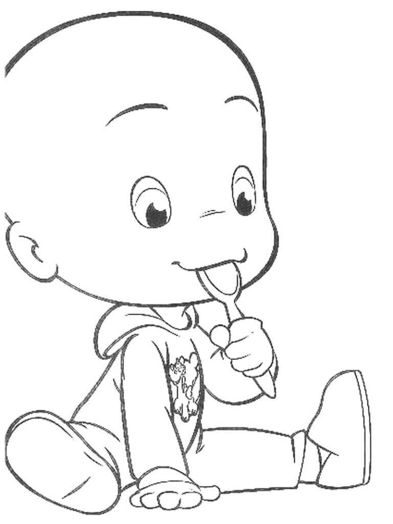 Desenho de Cuquin Fofo para Colorir