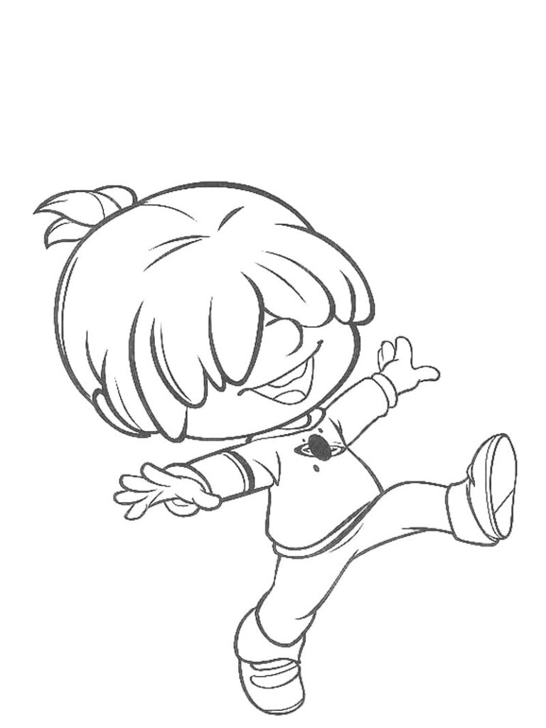 Desenho de Pelusin de Cleo e Cuquin para Colorir