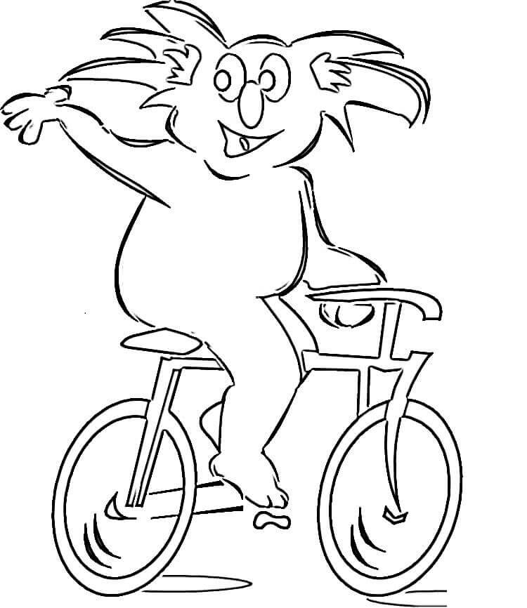 Desenho de Coala Detalhado para Colorir Pdf