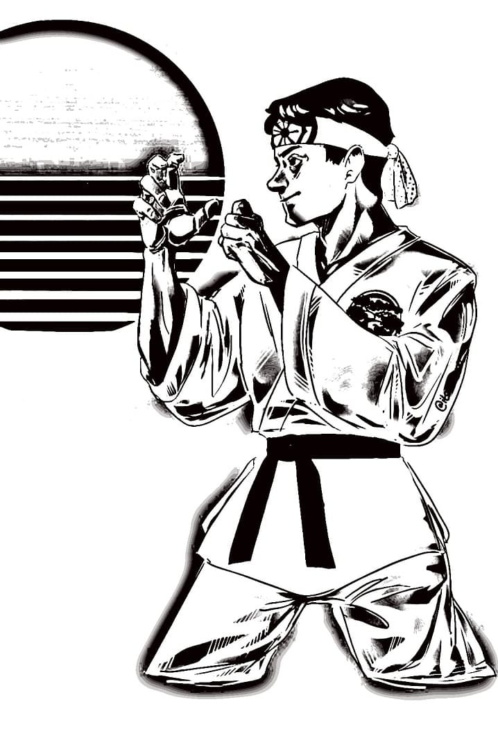 Desenhos de Cobra Kai para Colorir