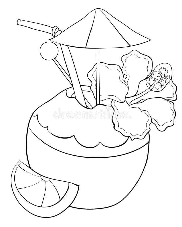 Desenho de Coço Colorido para Colorir Pdf