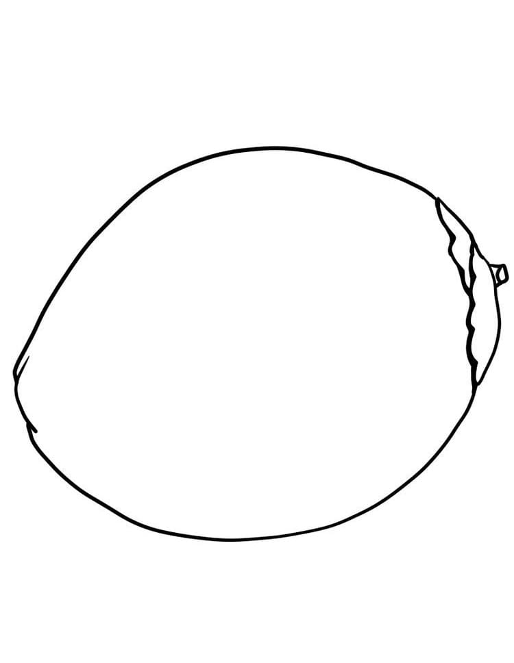 Desenho de Coço Fofo para Colorir Pdf