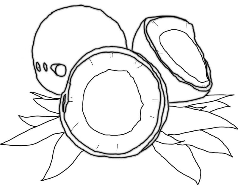 Desenho de Coço Infantil para Imprimir