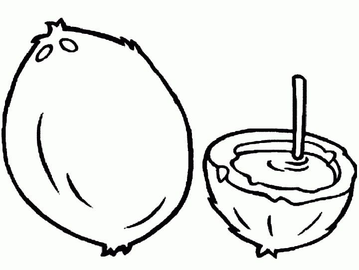 Desenho de Coço para Imprimir Lápis de Cor
