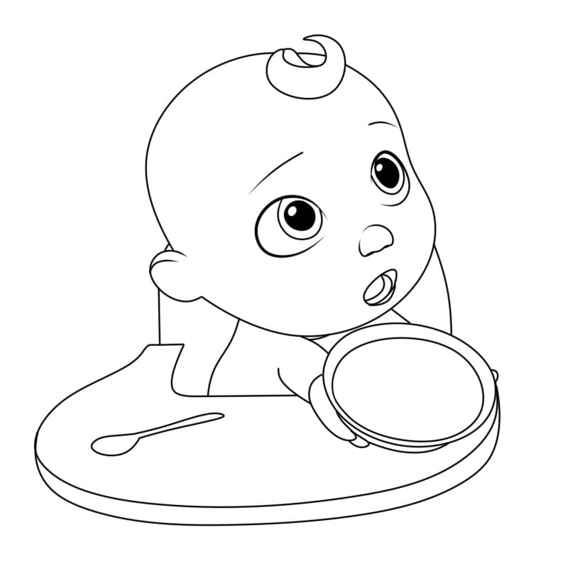 Desenho de Imagem de Cocomelon para Colorir