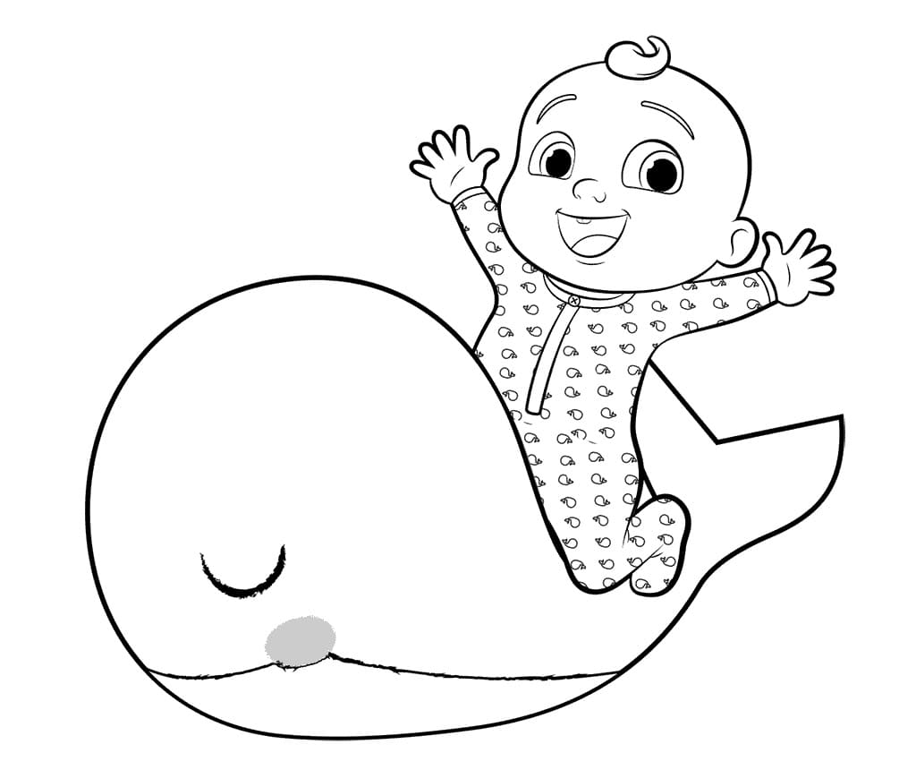 Desenho de Jj Cocomelon para Colorir