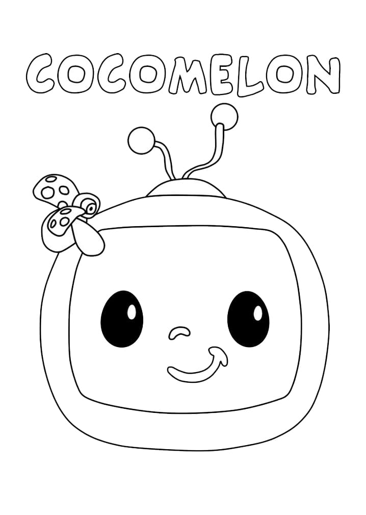 Desenho de Cocomelon Fofo para Colorir Pdf
