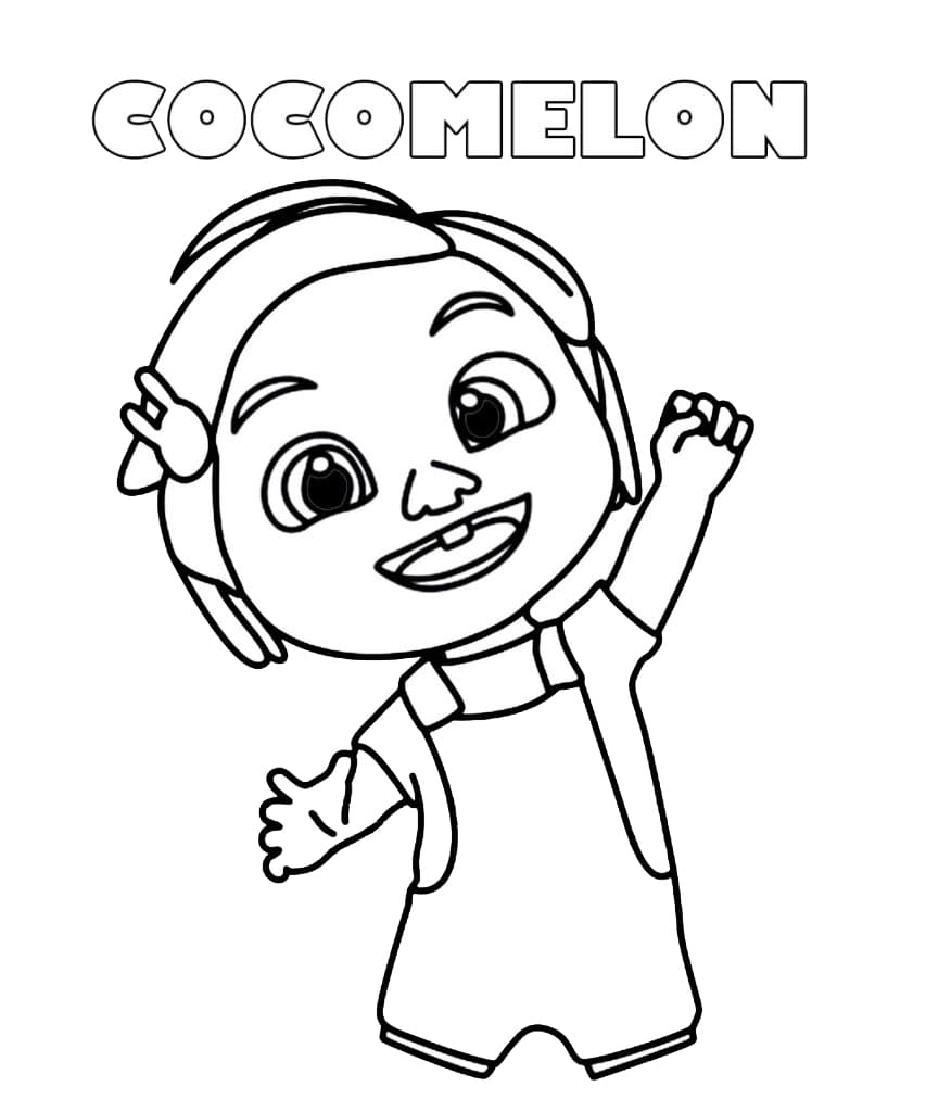 Desenho de Cocomelon Imprimivel Download