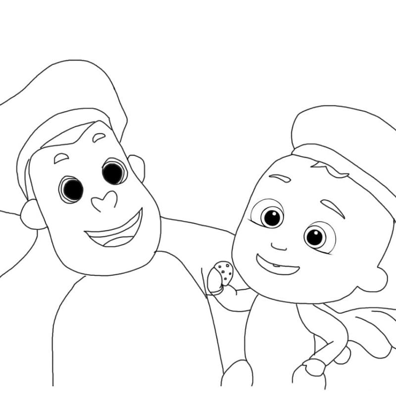 Desenhos de Cocomelon para Colorir