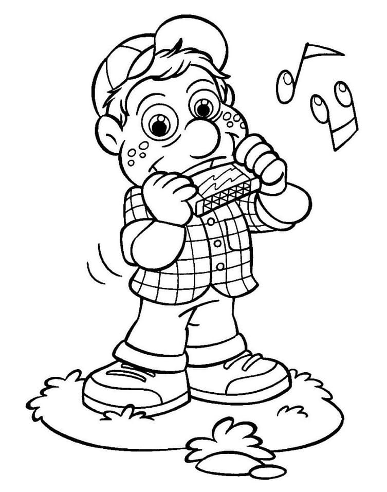 Desenho Julio de Cocorico para Colorir