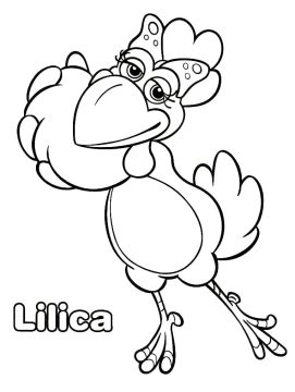 Desenho Lilica para Colorir