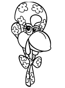 Desenho Lola Cocorico para Colorir