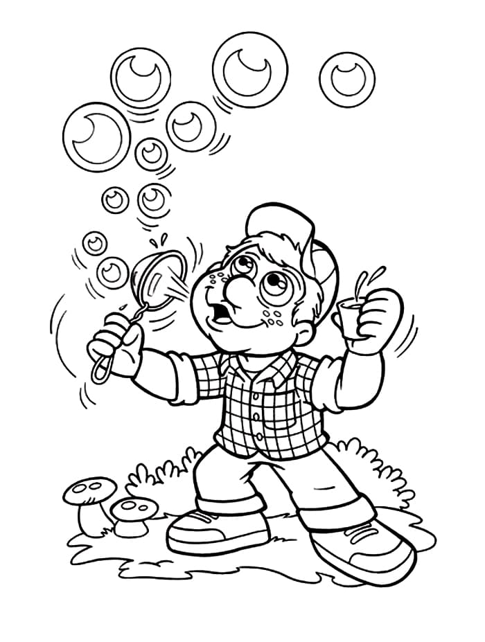Desenho Pdf de Julio Cocorico para Colorir