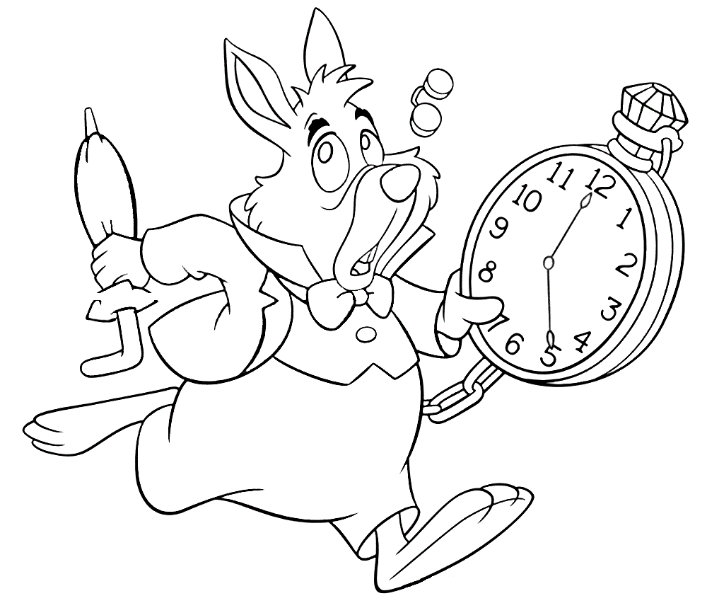 Desenhos de Coelhos para Colorir