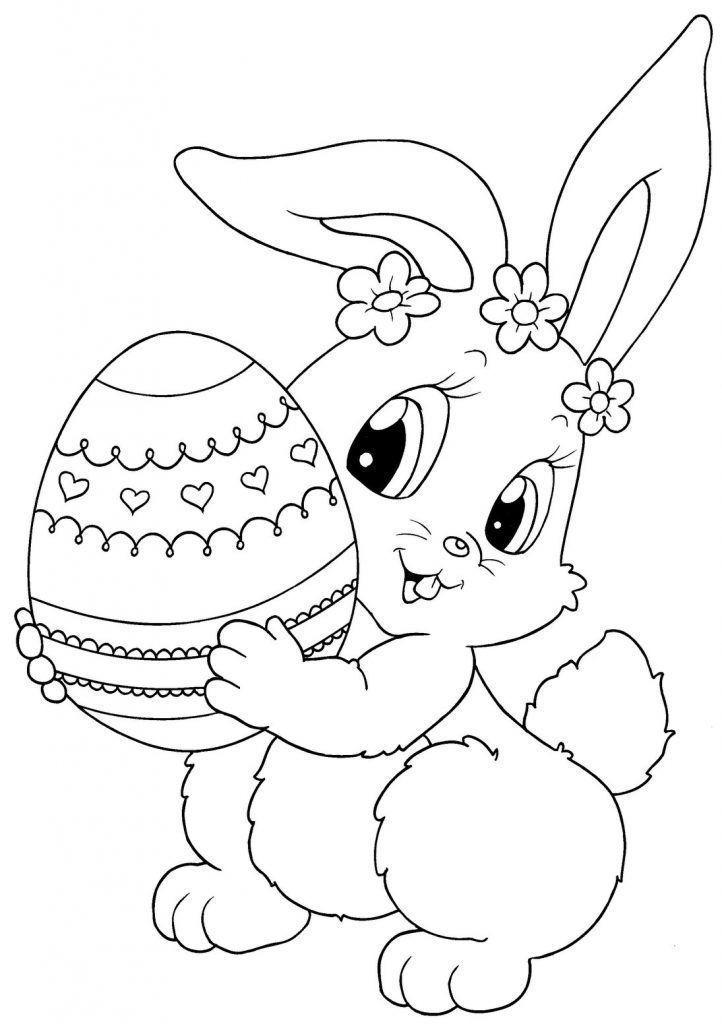Desenho de Coelho para Pintar Imprimivel