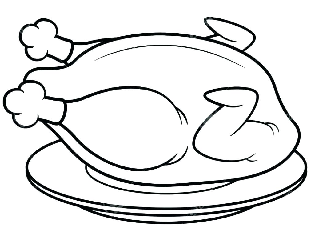 Desenho de Comida Fofa para Colorir Pdf