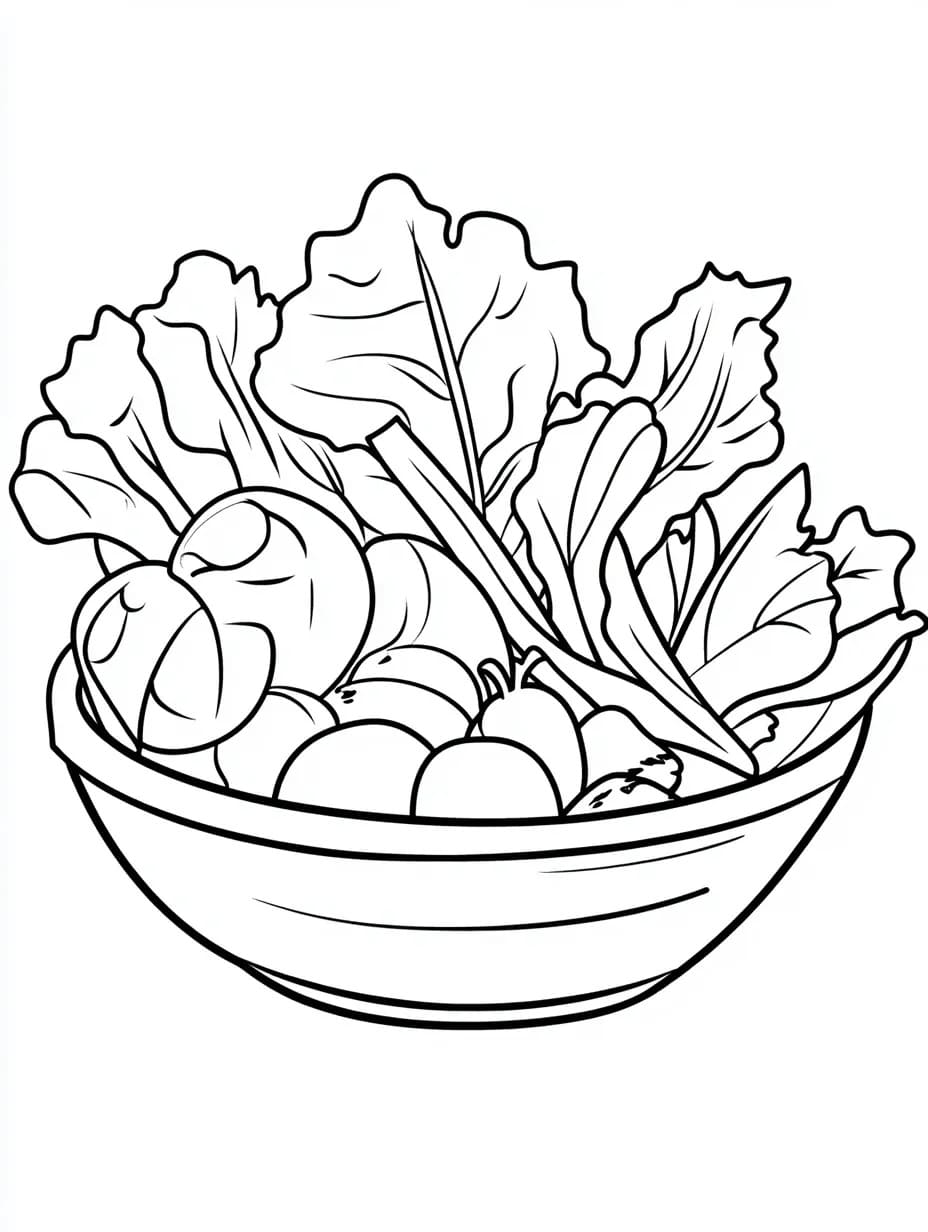 Desenho de Comida Imprimivel Download