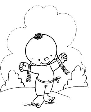 Desenho de consciência Negra Imprimível para Imprimir e Colorir
