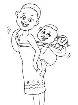 Desenho de consciência Negra Imprimível Pdf para Colorir