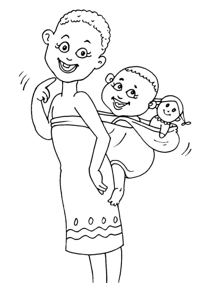 Desenho de Consciência Negra Imprimivel Pdf para Colorir
