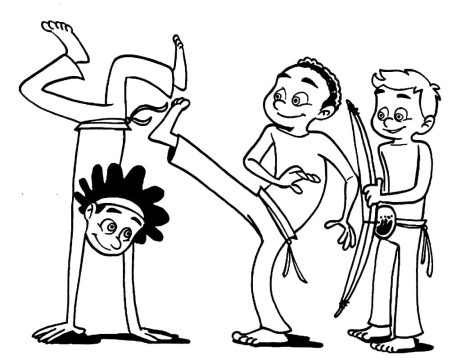 Desenho de consciência Negra para Colorir Download