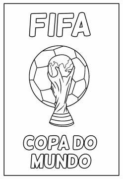 Desenho da Copa do Mundo para Colorir 26