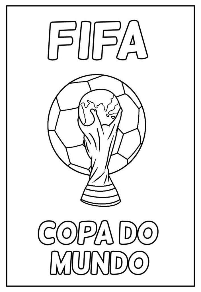 Desenho da Copa do Mundo para Colorir 26