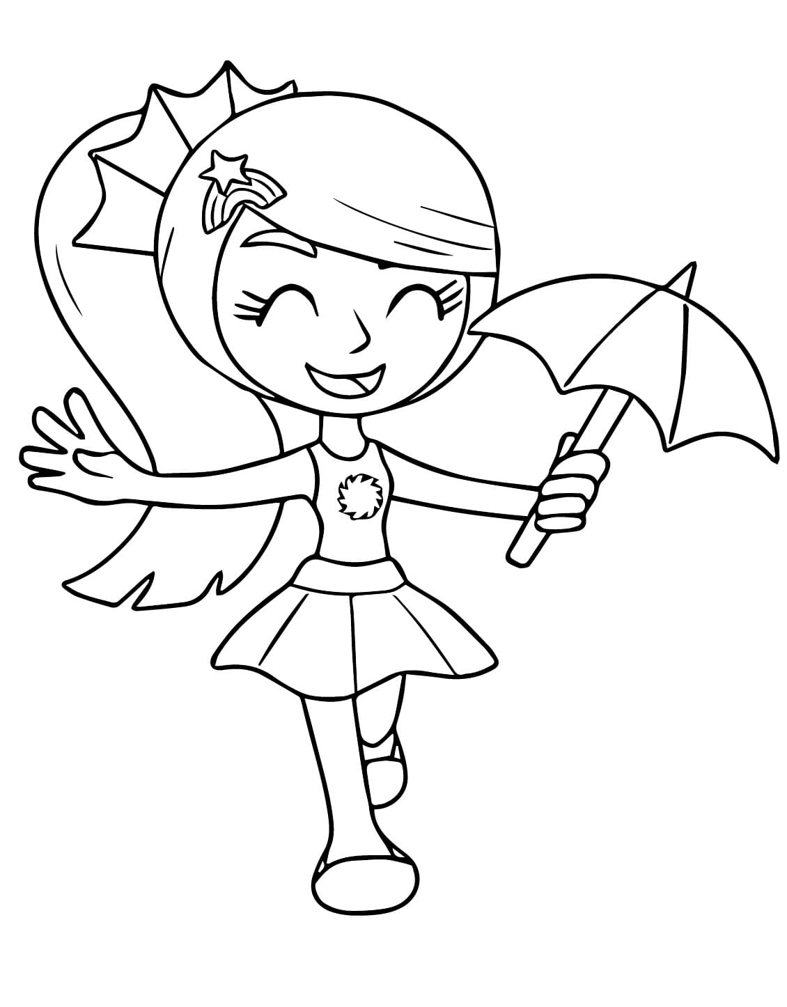 Desenho de Dançá Frevo para Colorir