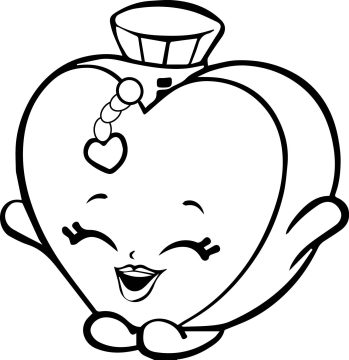 Heart Shopkin A4