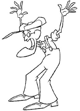 Desenho de Eustace Bagge para Pintar