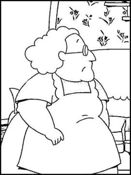Desenho Imprimível da Muriel Bagge para Colorir