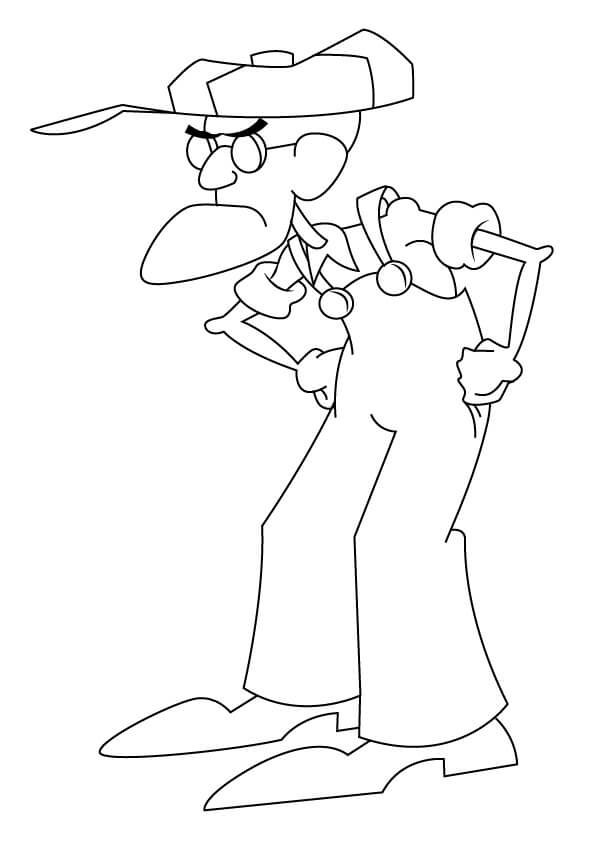 Desenho para Colorir Eustace Bagge