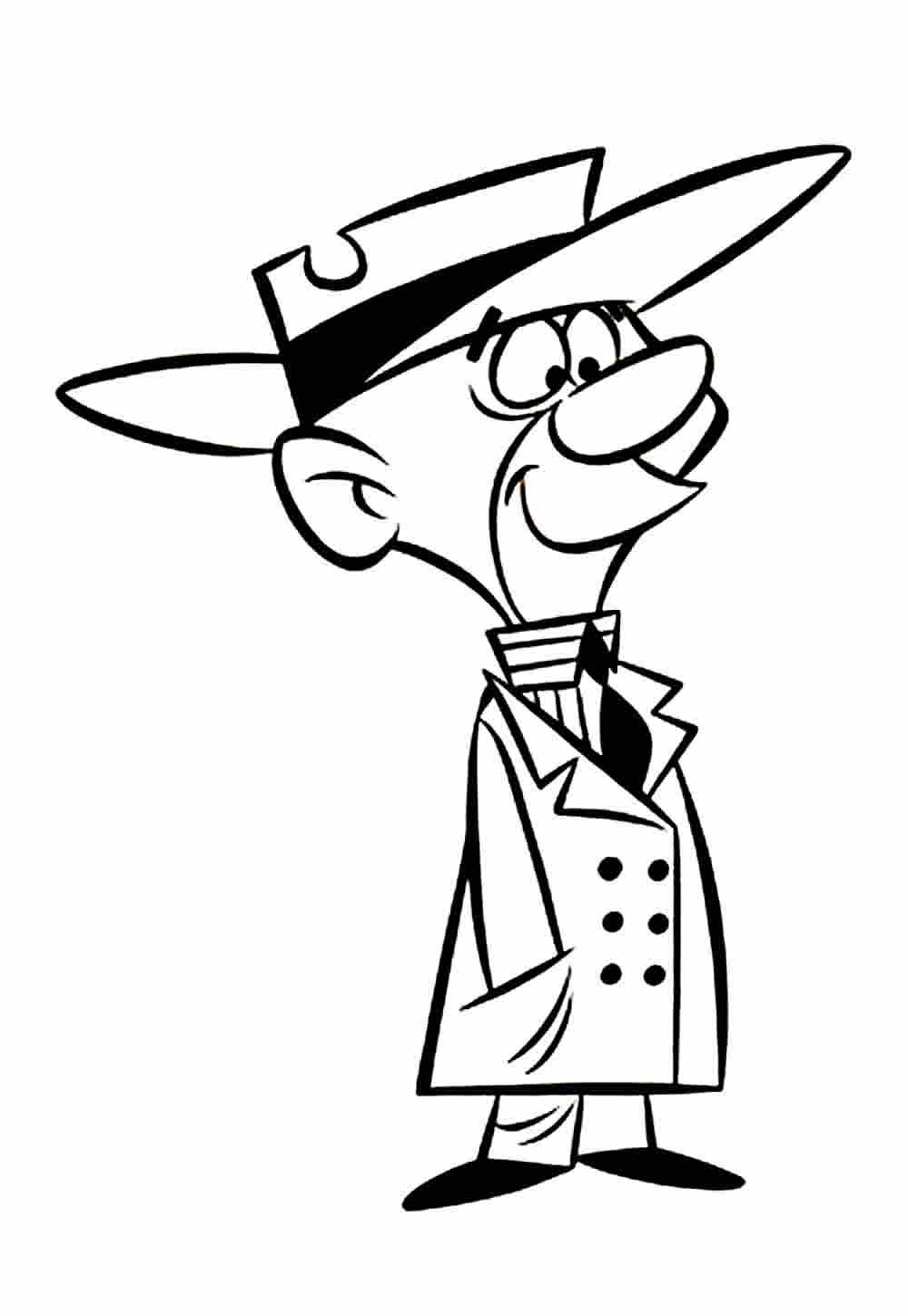 Desenho de Corrida Maluca para Imprimir Lápis de Cor