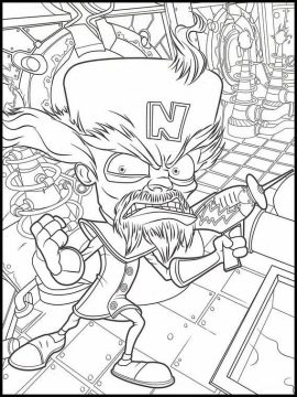 Desenho de Doutor Neo córtex para Colorir