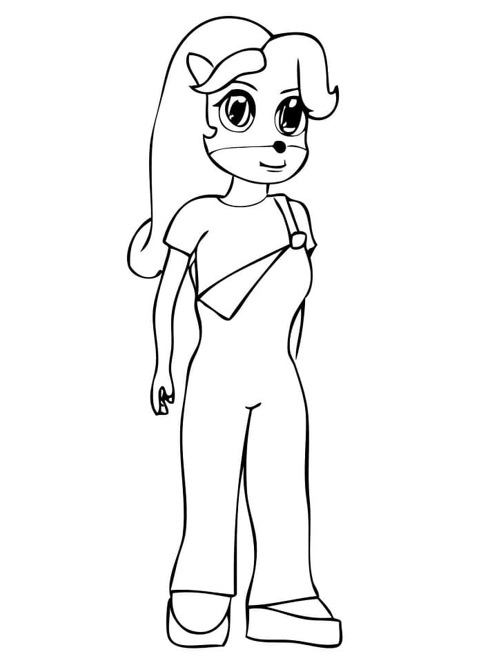 Desenho Pdf de Coço Crash Bandicoot para Colorir