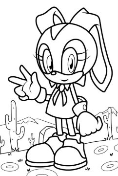Desenho de Linda Cream The Rabbit para Colorir