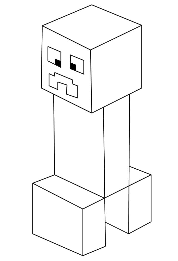 Desenhos de Creeper para Colorir