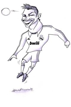 Desenho de Cristiano Ronaldo para Imprimir lápis de Cor