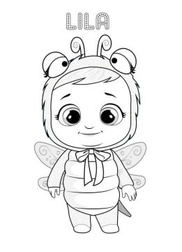 Desenho de Lila Cry Baby para Colorir