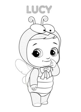 Desenho de Lucy Cry Baby para Colorir