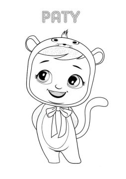 Desenho de Paty Cry Baby para Colorir