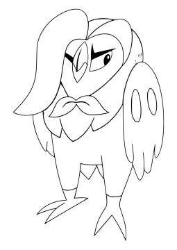 Desenho de Imagem de Dartrix para Colorir