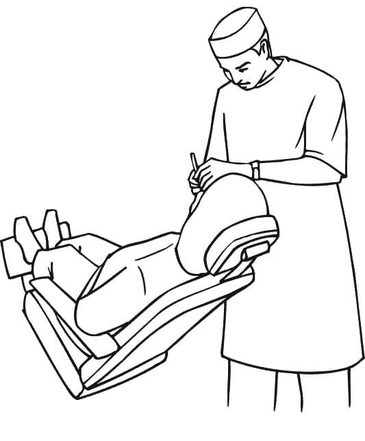 Desenho de Dentista Imprimivel Download