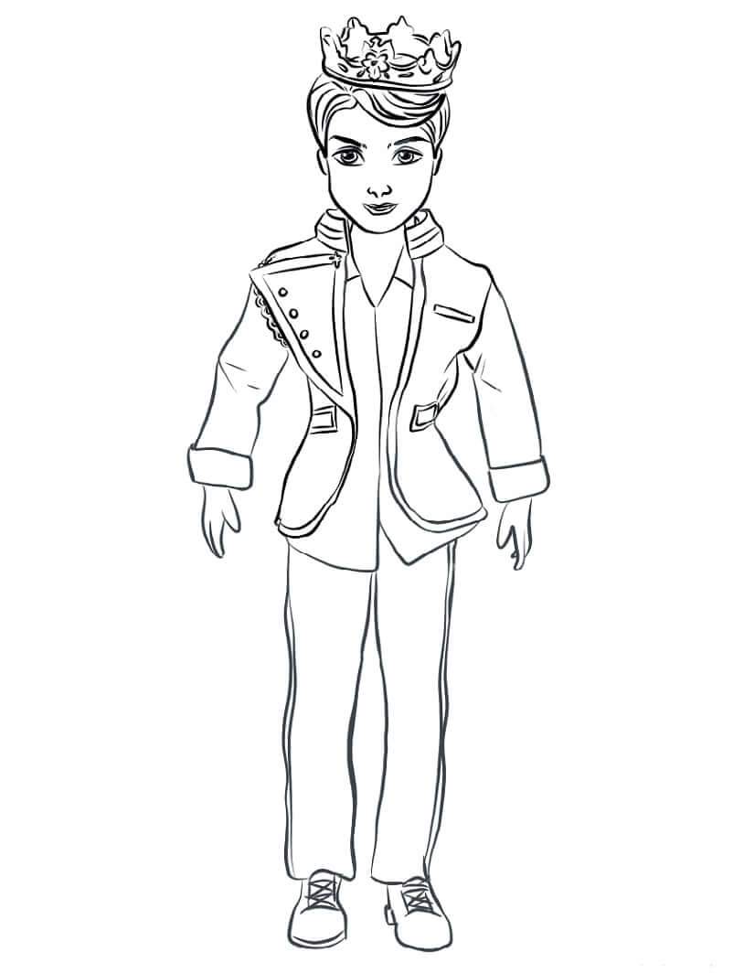 Desenho Benjamin de Descendentes para Colorir
