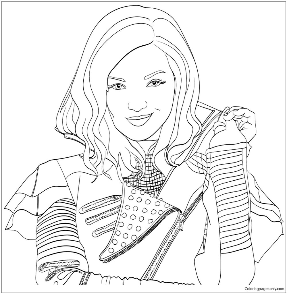Desenho da Disney Descendentes para Colorir Grátis