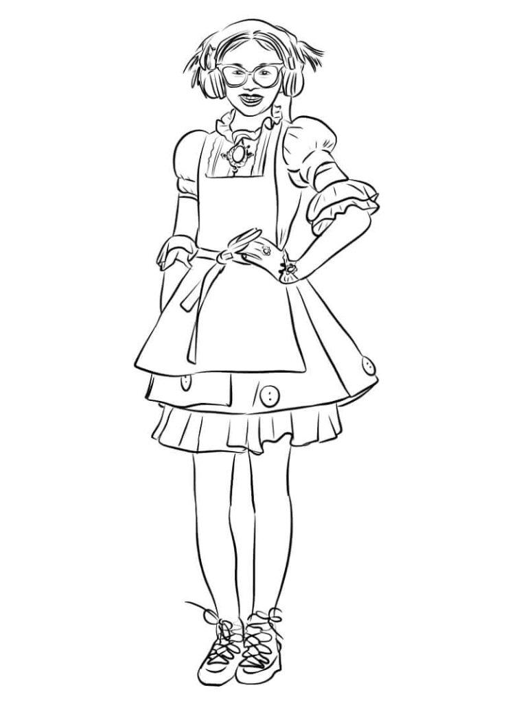 Desenho Dizzy de Descendentes para Colorir