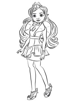Desenho Jane de Descendentes para Colorir