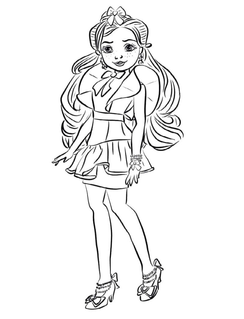Desenho Jane de Descendentes para Colorir